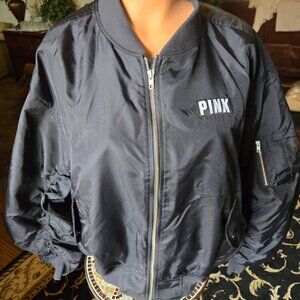 Victoria's Secret PINK Bomber Jacket size Large Brand New
